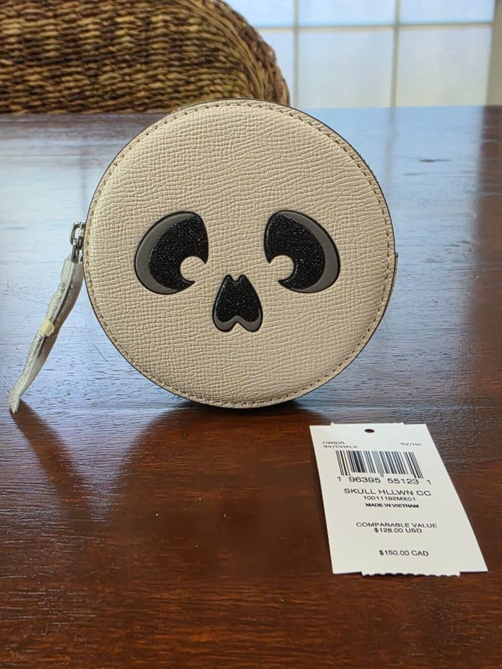 NEW Coach Skull Coin Purse